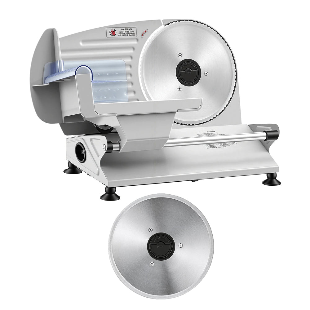 EaziCook Electric Meat Slicer 200W Deli Food Slicer with 2 Blades