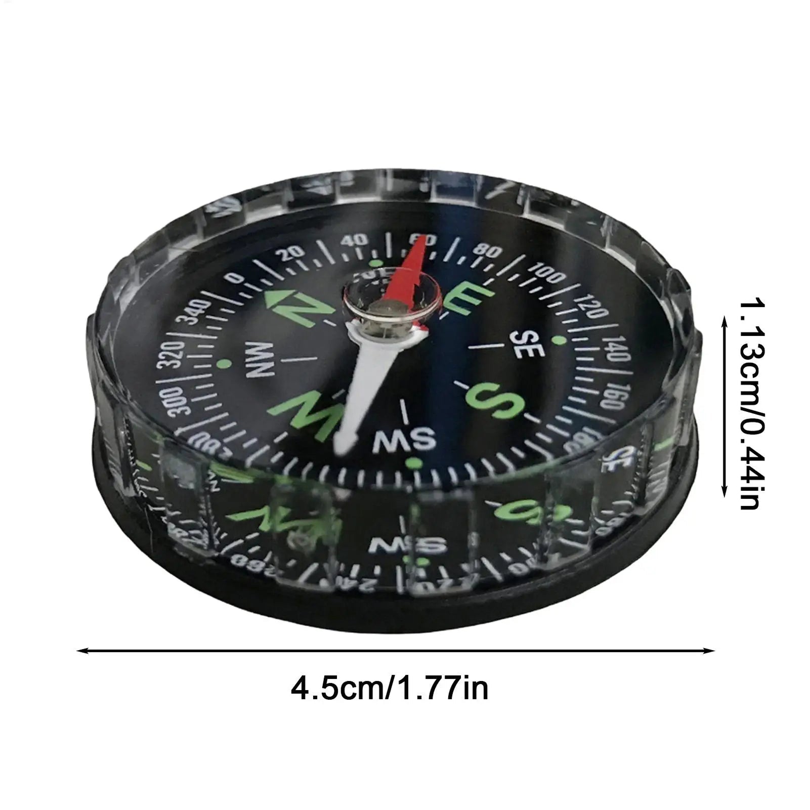 CovixPasi Survival Compass 17g Ultralight Waterproof Luminous Navigation