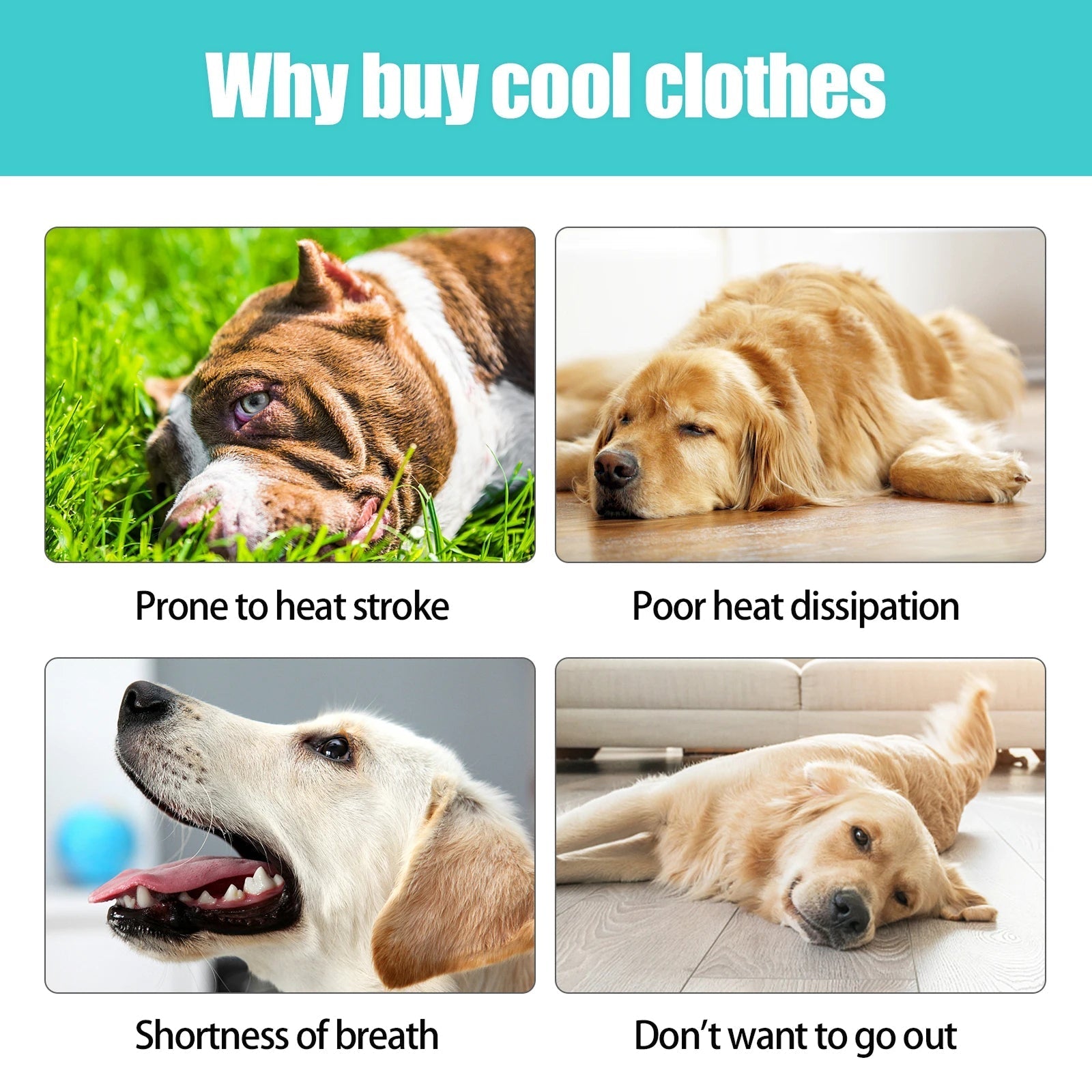 Cooling Vest for Dogs Breathable Mesh Jacket Lightweight Adjustable Harness for Walking Running VexiDomic