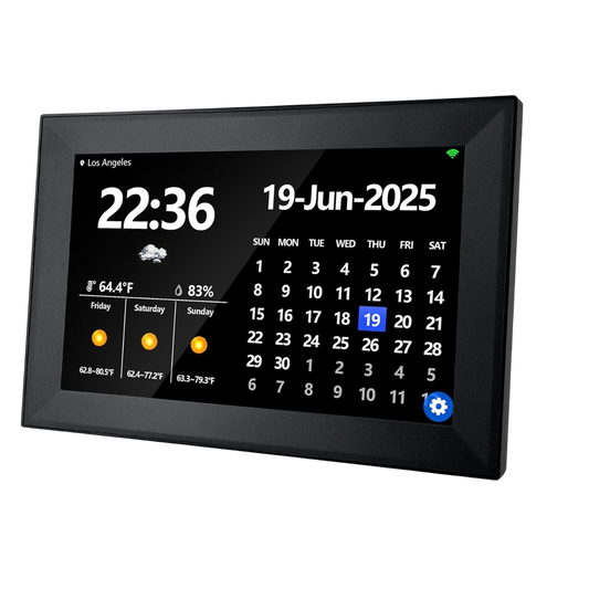 Digital Calendar Smart Touchscreen Display Wall Mount Day Clock Planner