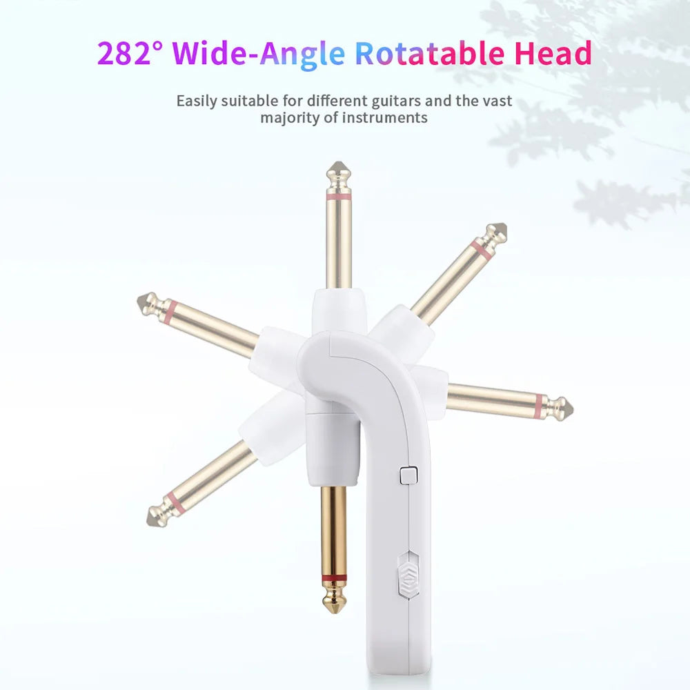 Wireless Guitar Transmitter Receiver 48KHz 10H Battery InsMazid