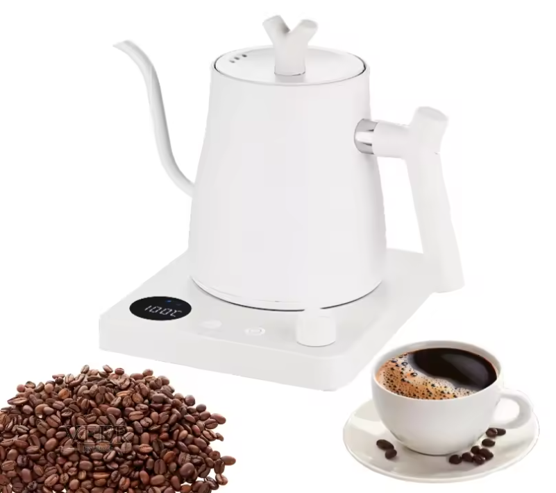 Stainless Steel Pour Over Gooseneck Kettle with Precision Spout for Coffee and Tea