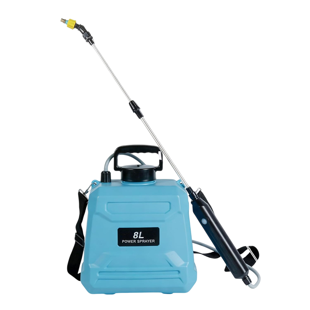 4-Gallon Battery Powered Backpack Sprayer for Lawn and Garden, Automatic High-Pressure Pump Sprayer with Adjustable Nozzle and Padded Straps