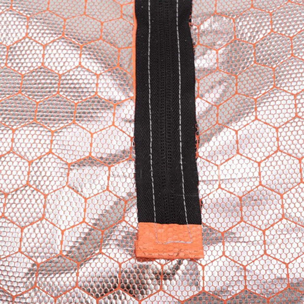 BagiEmex Emergency Sleeping Bag - 96% Heat Retention Thermal Bivvy, Military-Grade Waterproof Survival Bag