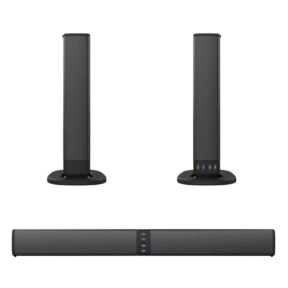 BariSovix TV Soundbar Detachable Bluetooth 5.0 Wireless Speaker System