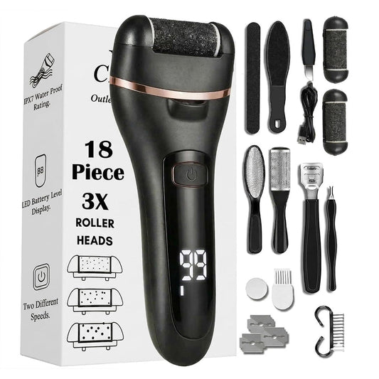 Electric Callus Remover, Rechargeable Pedicure Foot Care Too
