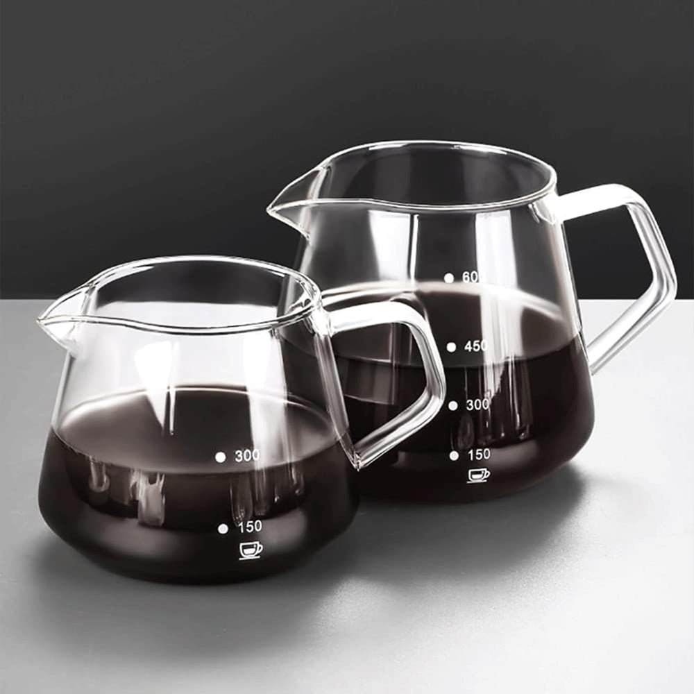Pour Over Coffee Maker - Manual Drip Coffee Brewer with Reusable Stainless Steel Filter