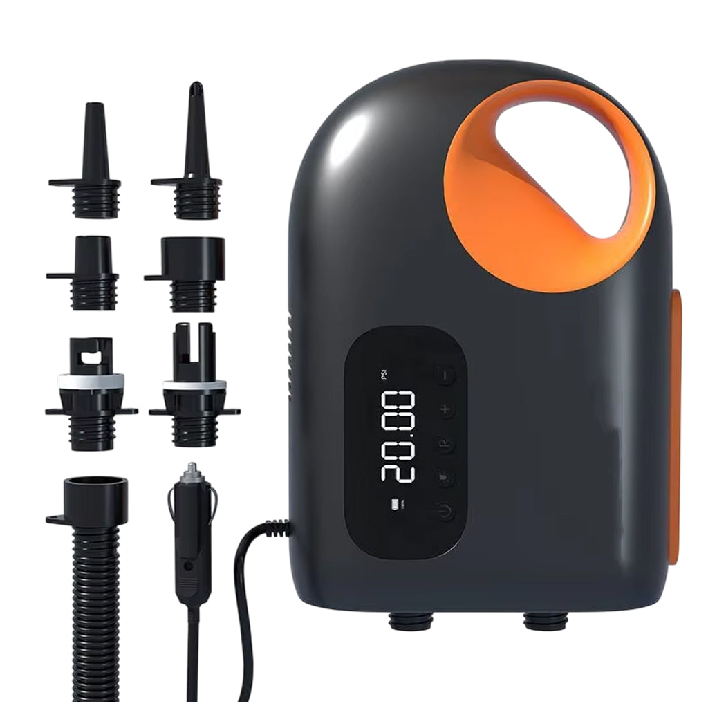 Breezpsi Electric SUP Pump - 20PSI High Pressure 120W Dual Motor, 400L/min Fast Inflation with ±0.1 PSI Precision