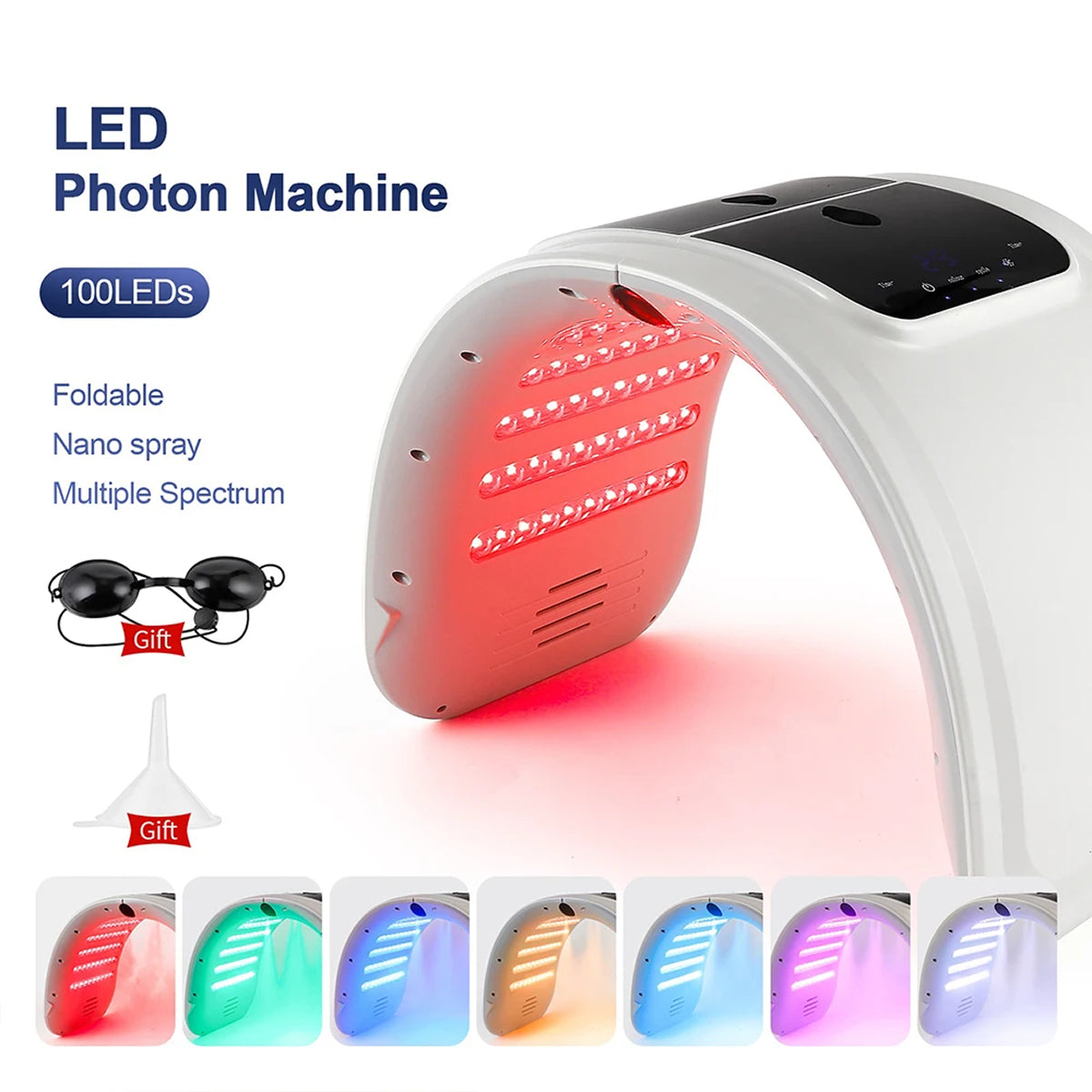 Blue Light Therapy Device for Acne and Skin Care - Facial Treatment Lamp
