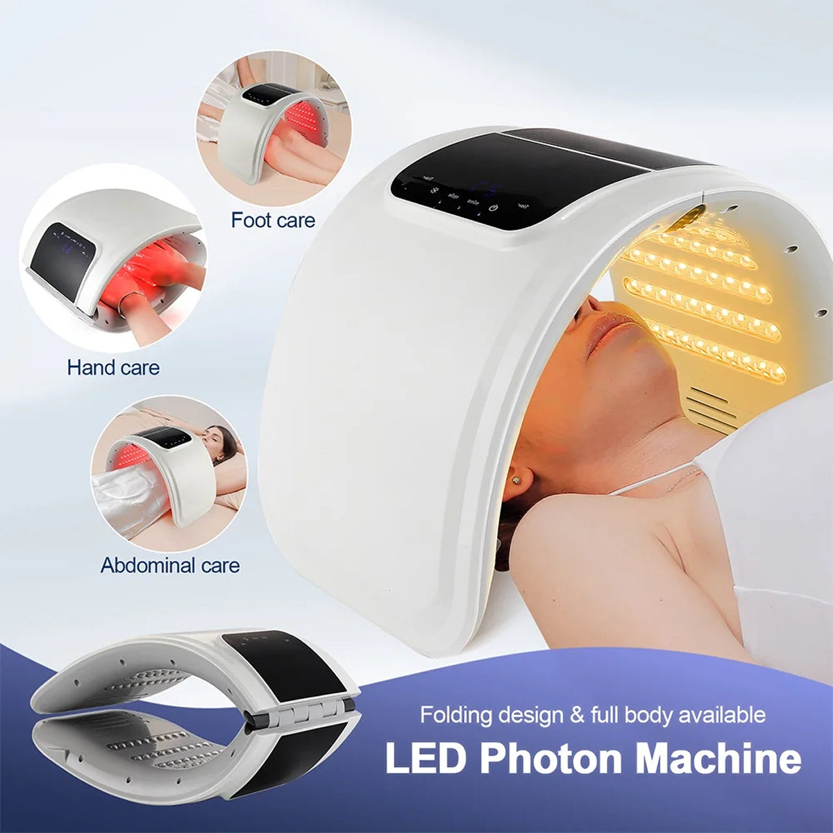Blue Light Therapy Device for Acne and Skin Care - Facial Treatment Lamp