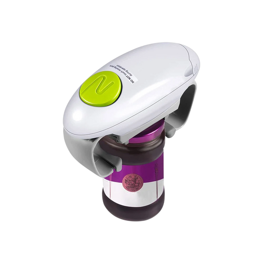 CanixOpi Electric Can Opener Hands-Free Automatic Jar Opener with Smooth-Edge Technology and Magnetic Lid Lifter