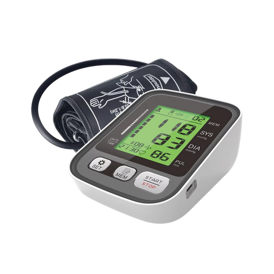 CareHelis Upper Arm Blood Pressure Monitor Clinical Accuracy Dual 99 Memory Voice Guidance