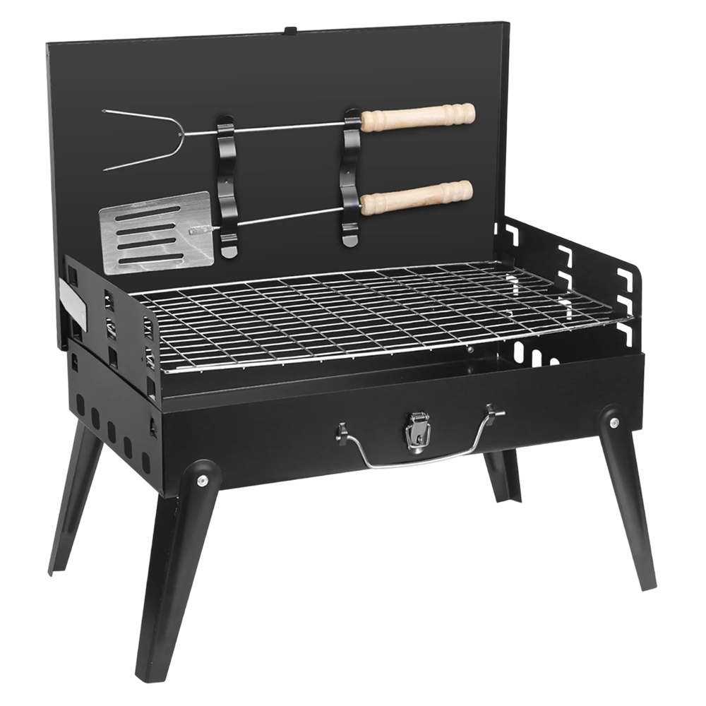 ChaxiCovi Portable Charcoal Grill 5.25 lbs Foldable Tabletop BBQ Baker
