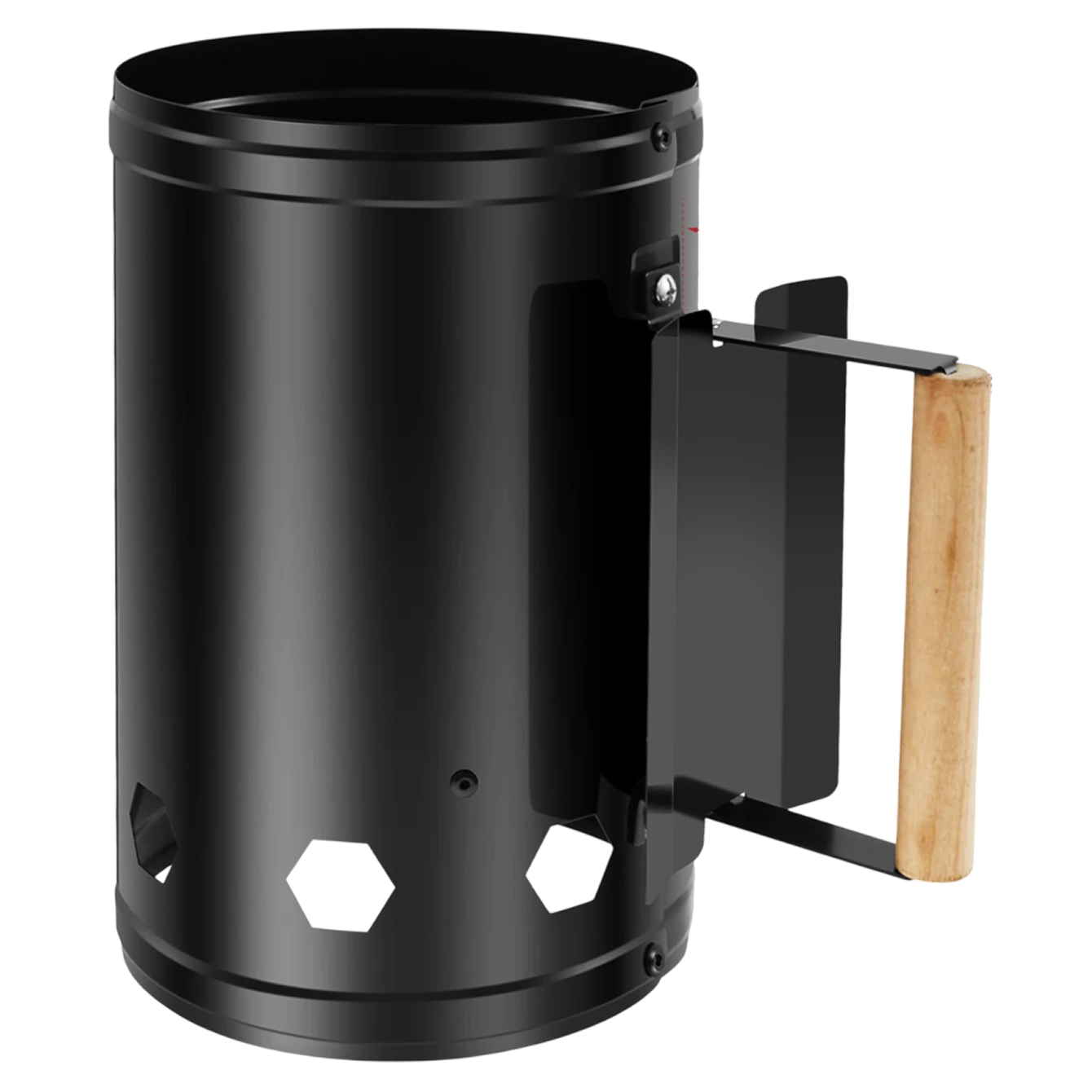 ChimiLaci Charcoal Chimney Starter Large Capacity 10-20 Min Iron Electrophoresis No Lighter Fluid