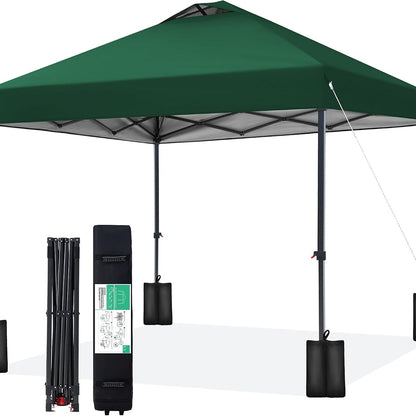 DabisCamp 10x10 Pop-Up Canopy Tent with One-Push Instant Setup