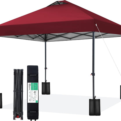 DabisCamp 10x10 Pop-Up Canopy Tent with One-Push Instant Setup