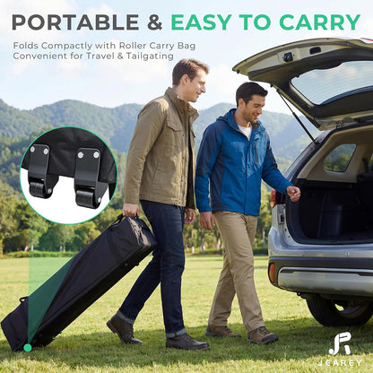 DabisCamp 10x10 Pop-Up Canopy Tent with One-Push Instant Setup