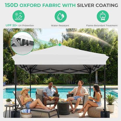 DabisCamp 10x10 Pop-Up Canopy Tent with One-Push Instant Setup