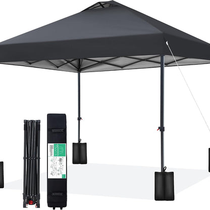 DabisCamp 10x10 Pop-Up Canopy Tent with One-Push Instant Setup