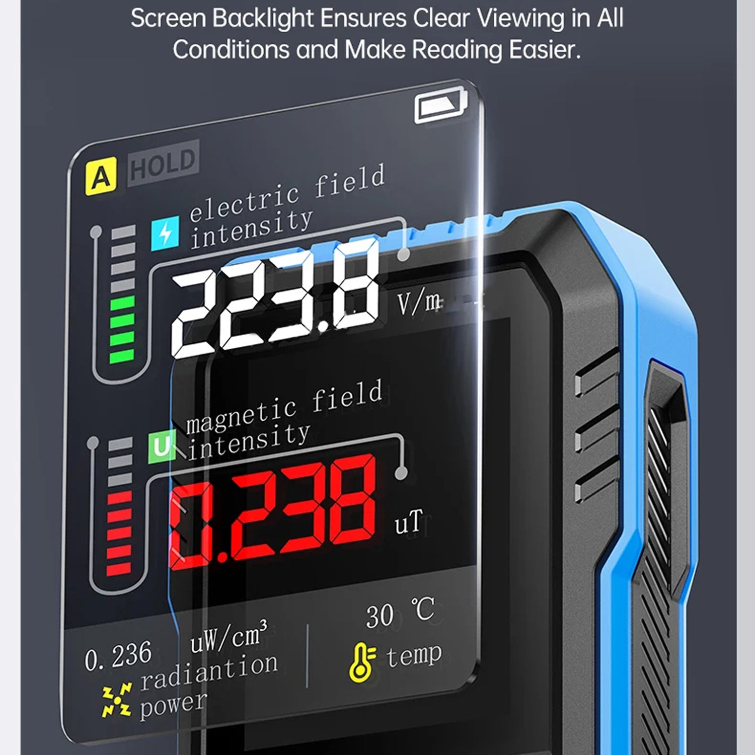 DetexMifi EMF Detector 3-in-1 0.01μT Precision 2.4