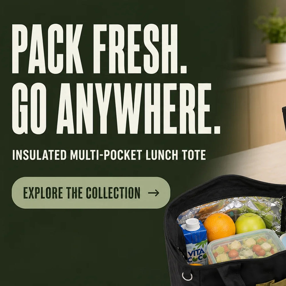 Insulated Lunch Bag - Portable Leakproof Lunch Box Cooler for Work, School, and Picnic