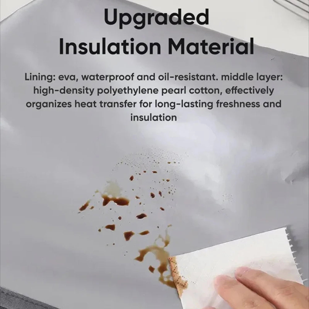 Insulated Lunch Bag - Portable Leakproof Lunch Box Cooler for Work, School, and Picnic