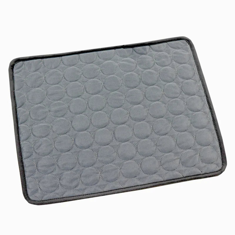 Self Cooling Mat for Dogs Ice Silk Washable Pet Pad Cushion for Crate Bed Car DovixMati