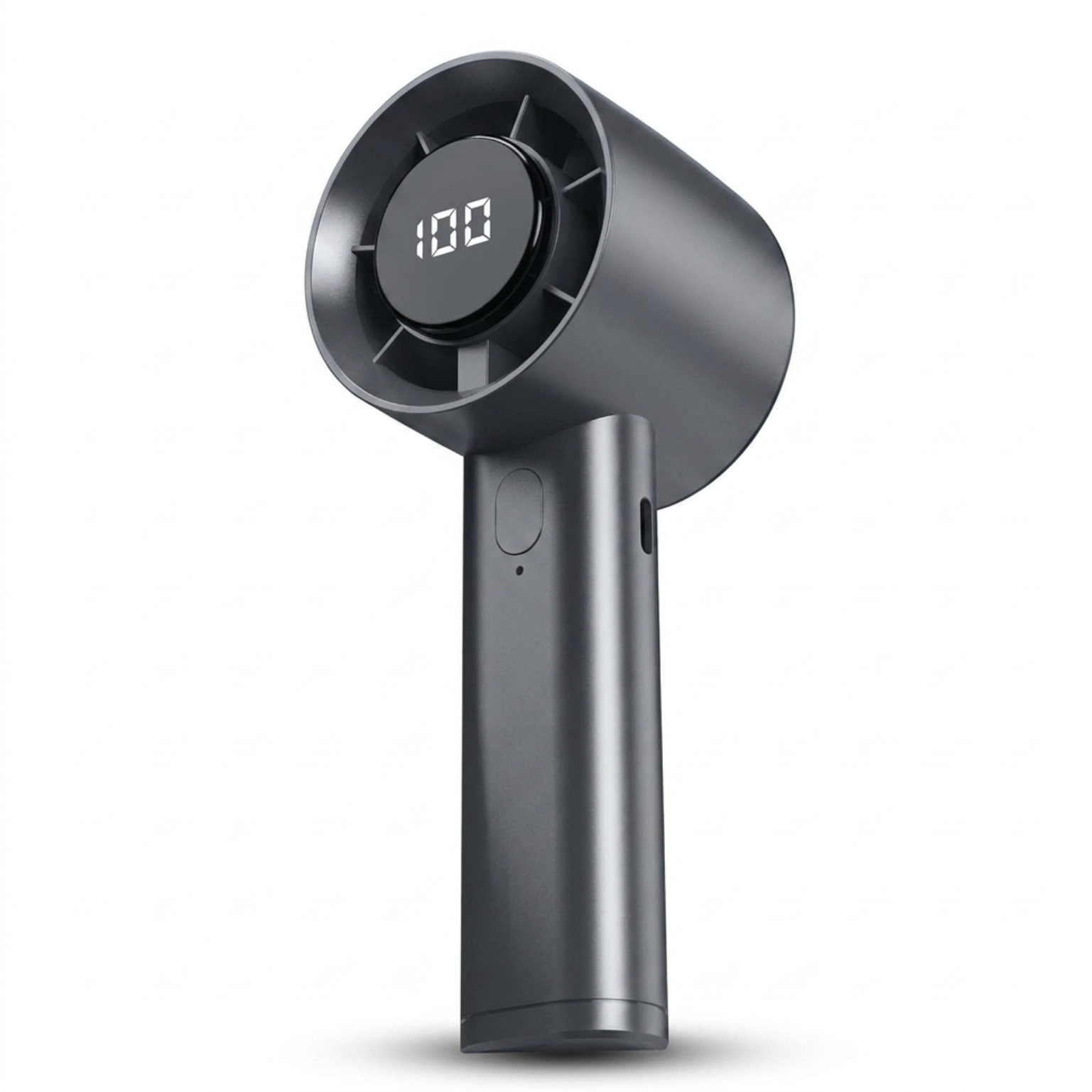 VinizFan Portable Handheld Fan with 100-Speed Stepless Adjustment Bladeless Turbine Cooling and LED Display