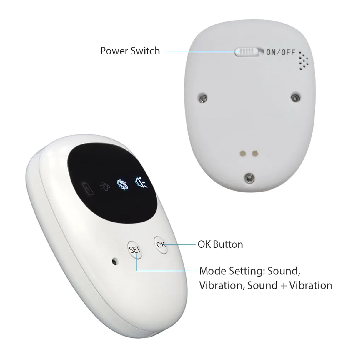 DryFomis Wireless Bed Wetting Alarm & Potty Training Monitor