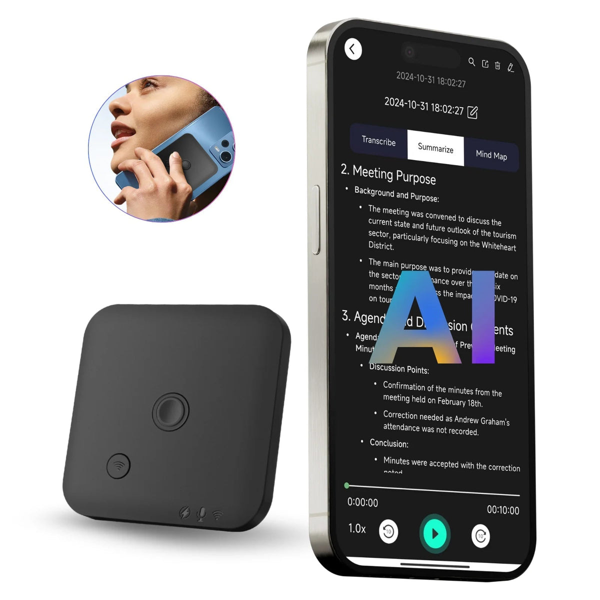 RivaShale - Smart Dual-Side Telephone Call Recording