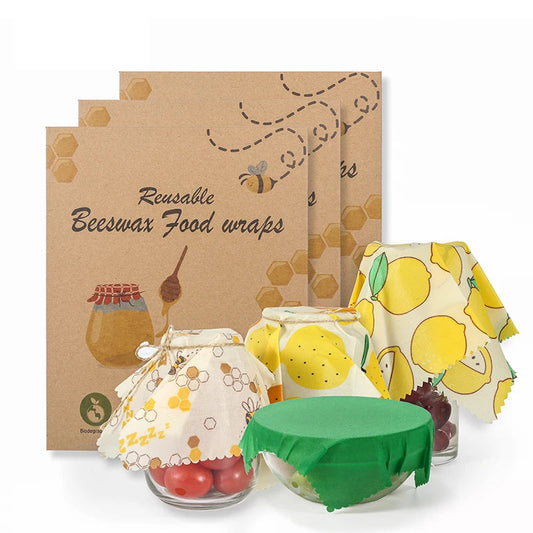 EmberFere Beeswax Wrap, Reusable Sustainable Food Storage Wrappers
