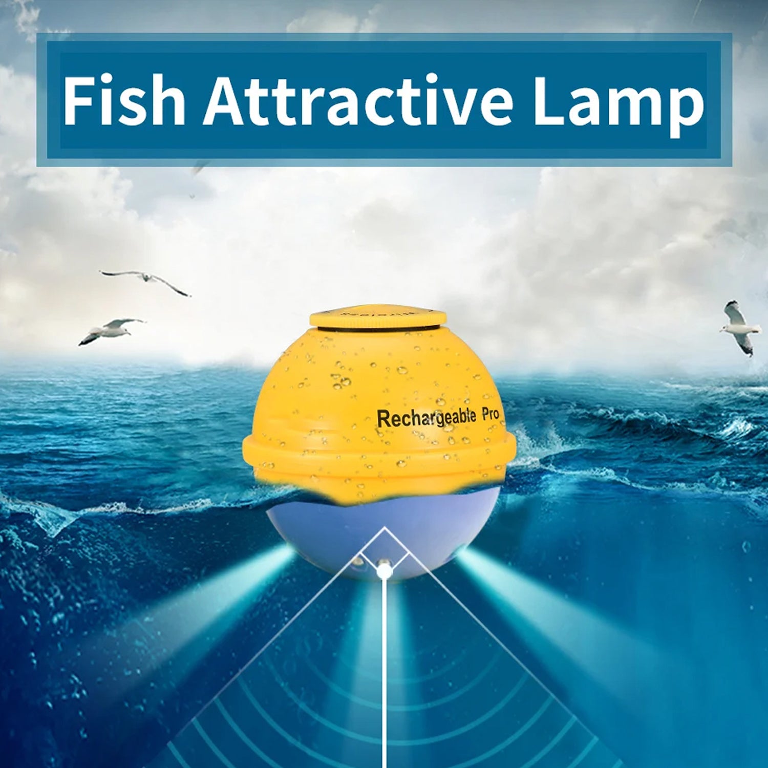 FixDerix Wireless Fish Finder 150m Range Portable Sonar with 2.4