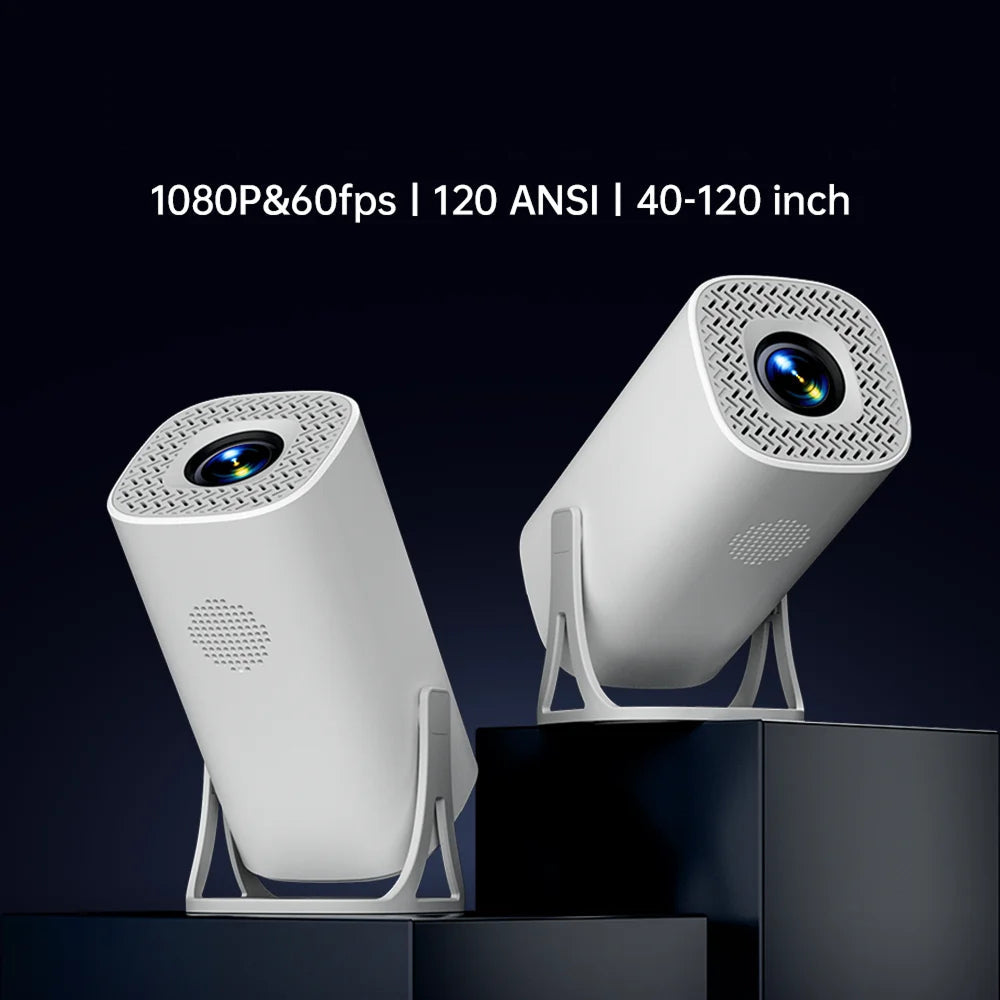 FixPromi Portable Mini Projector Android 11, 120 ANSI 720P HD Smart Projector