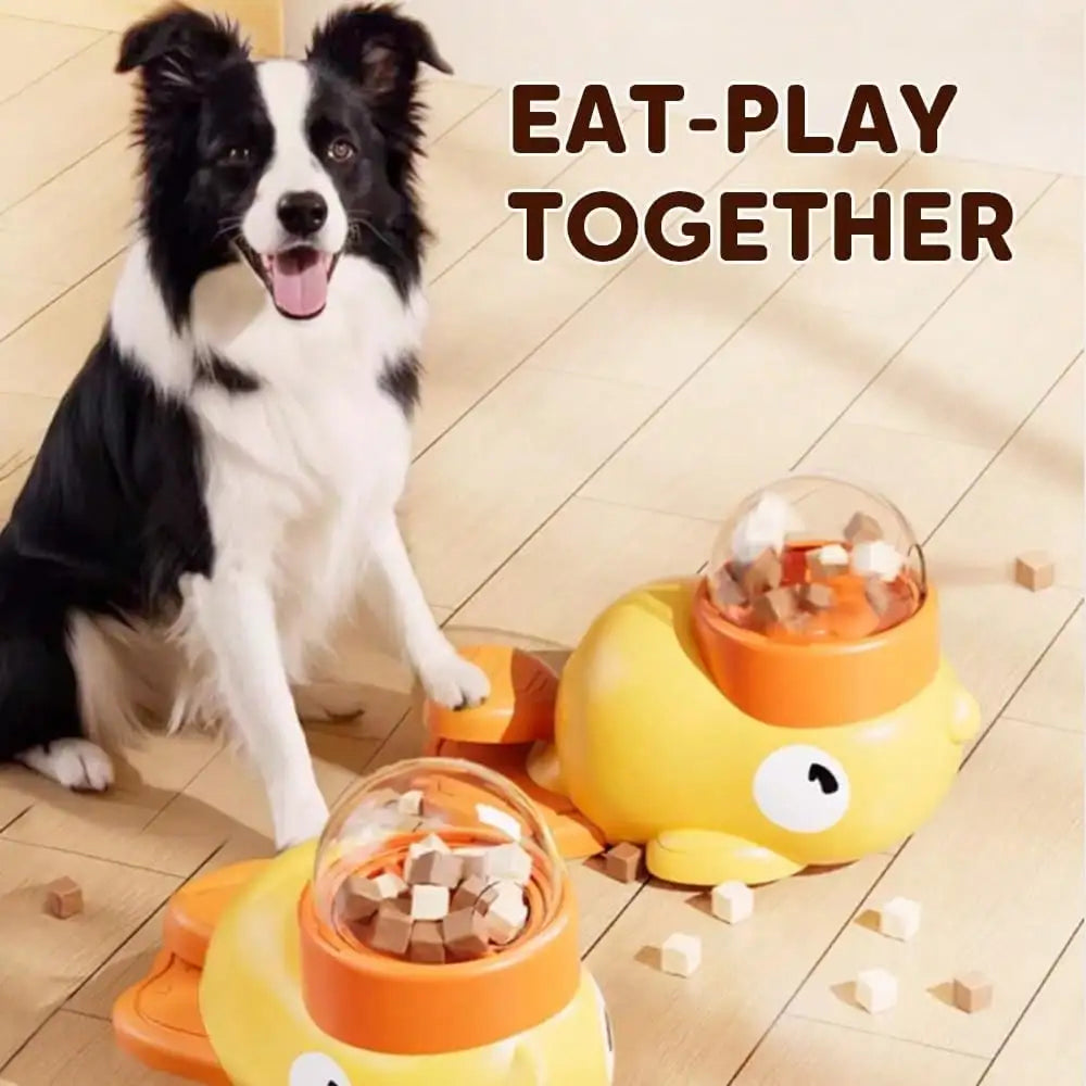 FizoClen Dog Slow Feeder Bowl - 10x Slower Interactive Puzzle Non-Slip Base