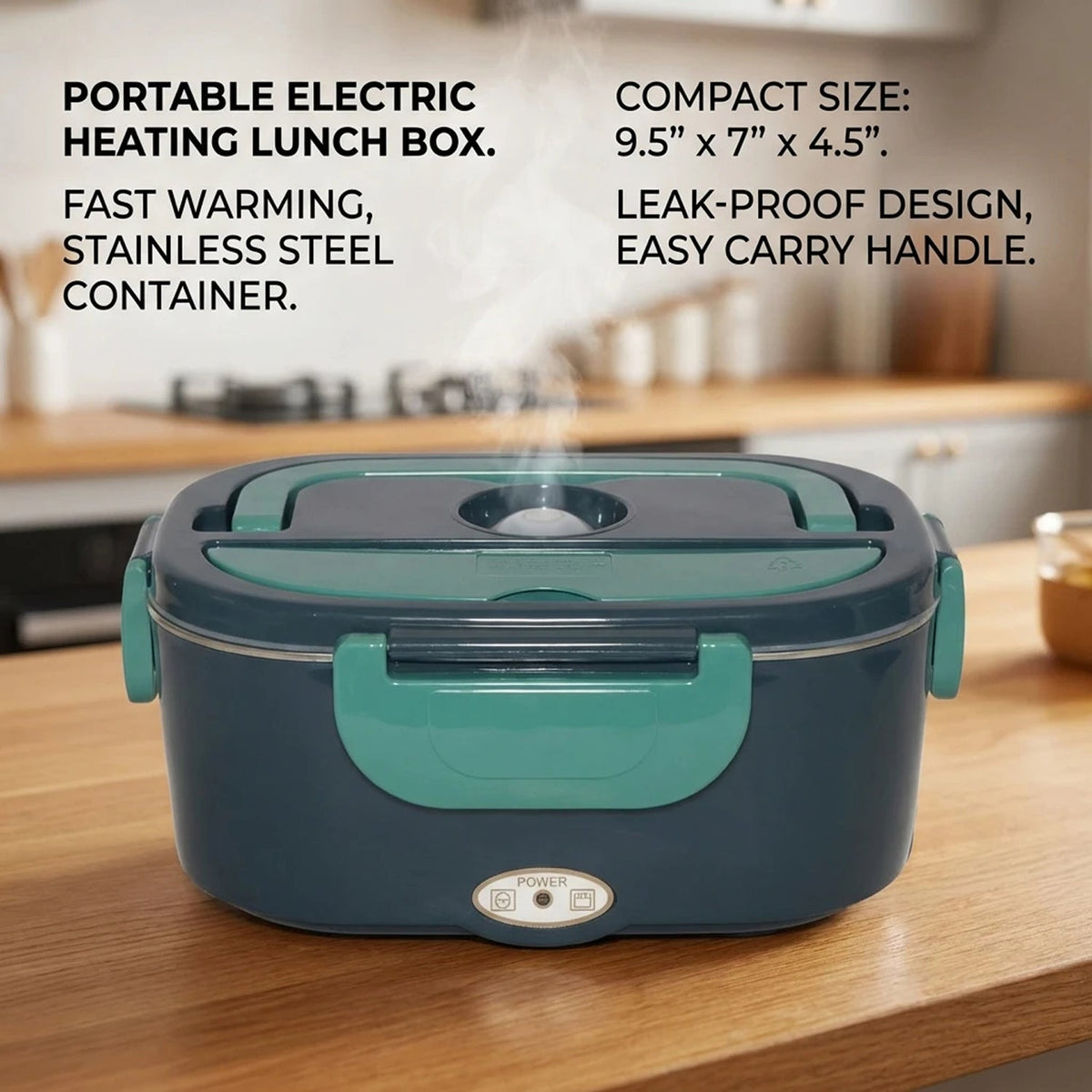 FodiBring Portable 60W Electric Lunch Box 1.5L Food Warmer