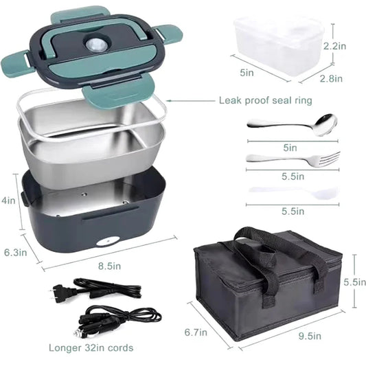 FodiBring Portable 60W Electric Lunch Box 1.5L Food Warmer