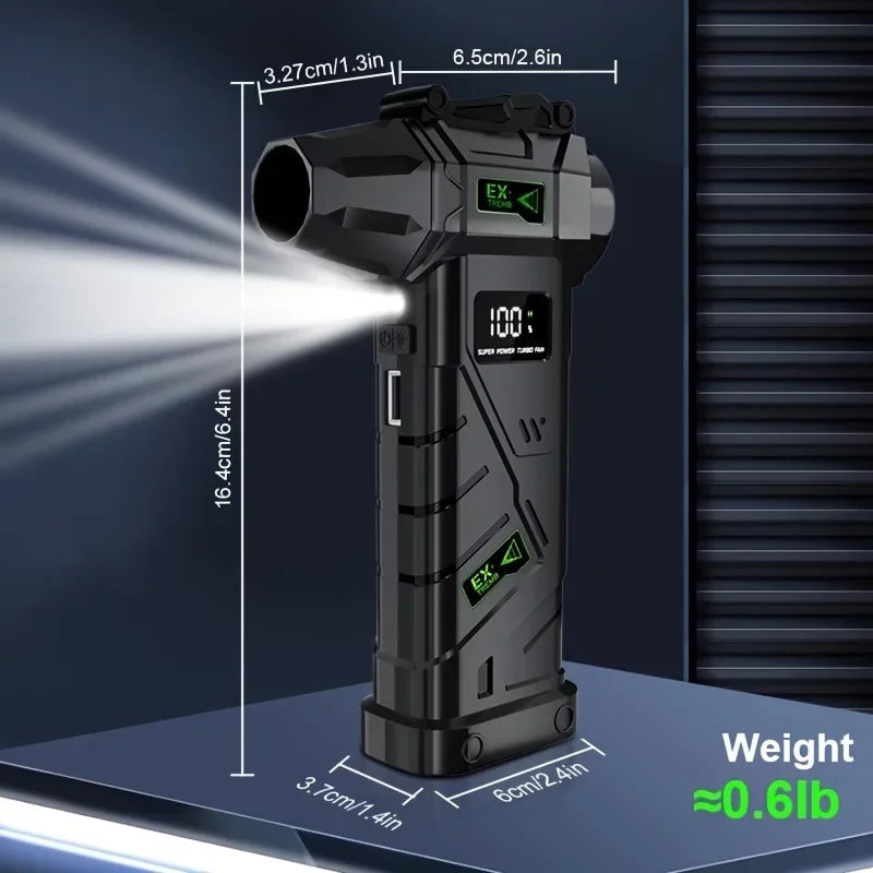 Electric Air Duster for Computer Cleaning Cordless Compressed Air Blower Mini Blower Dust Cleaner