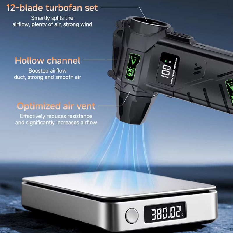 Electric Air Duster for Computer Cleaning Cordless Compressed Air Blower Mini Blower Dust Cleaner