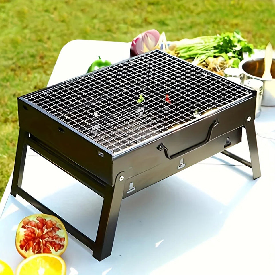 GalisCook Portable Tailgate Charcoal Grill - Foldable & Compact