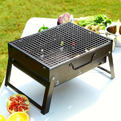 GalisCook Portable Tailgate Charcoal Grill - Foldable & Compact