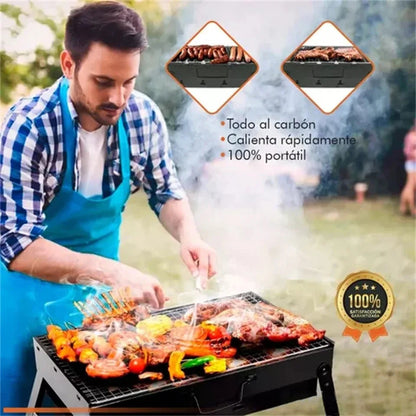 GalisCook Portable Tailgate Charcoal Grill - Foldable & Compact