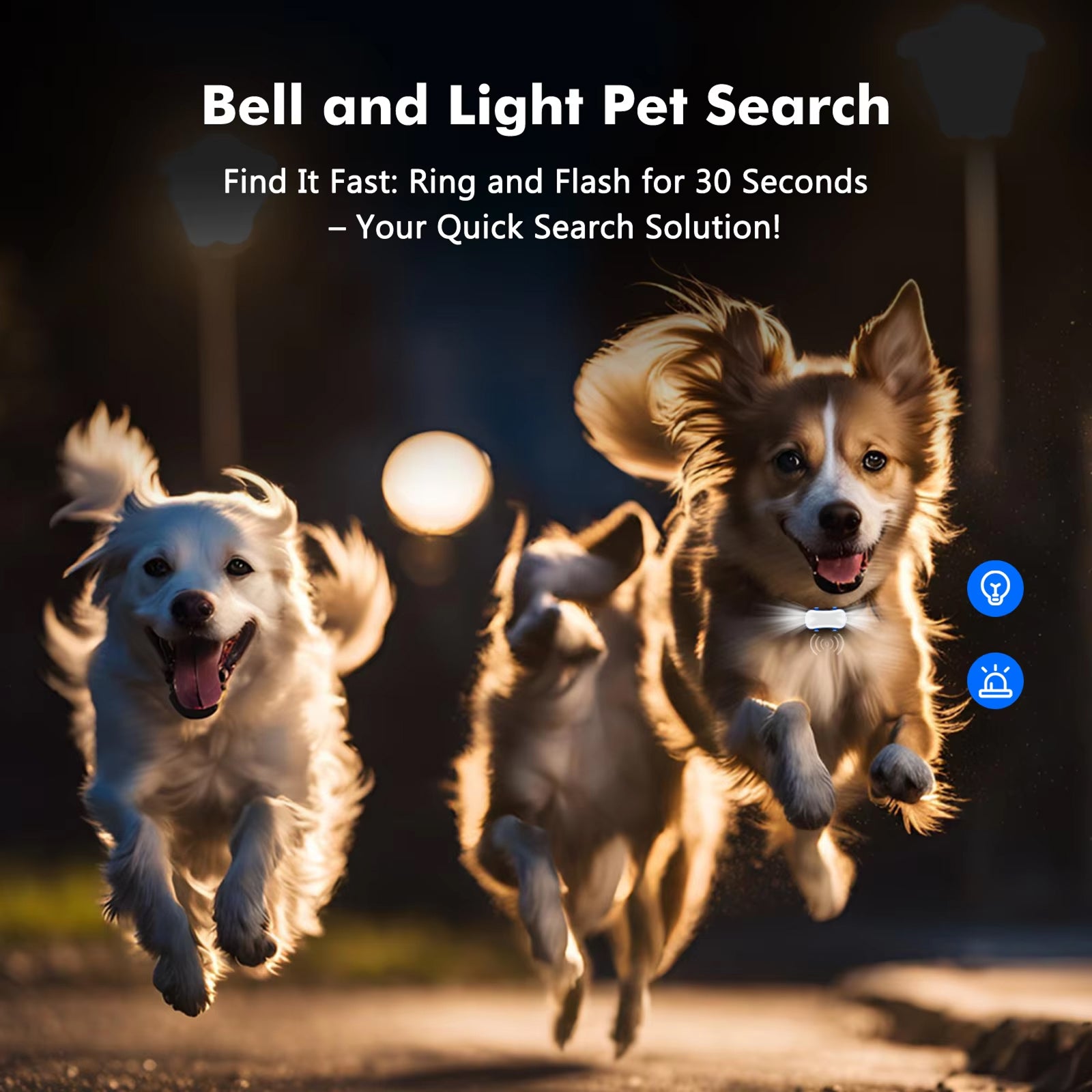 GeoPapup Dog GPS Tracker with 15-Day Battery, Instant Escape Alerts, IP67 Waterproofing and Dual-Mode Tracking