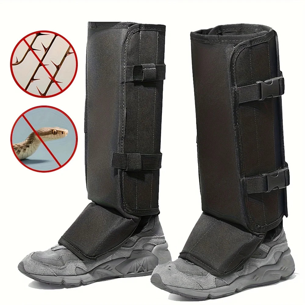 Snake Gaiters Waterproof Lower Leg Guard Cover for Outdoor Hiking Hunting Fishing