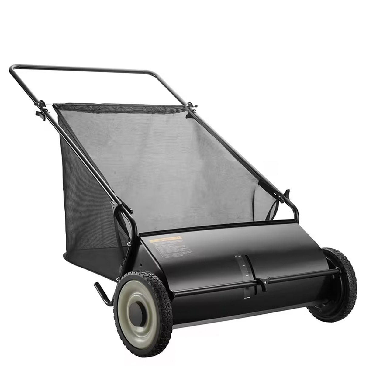 Lawn Sweeper Tow Behind & Push Lawn Sweeper for Leaf & Grass Collection