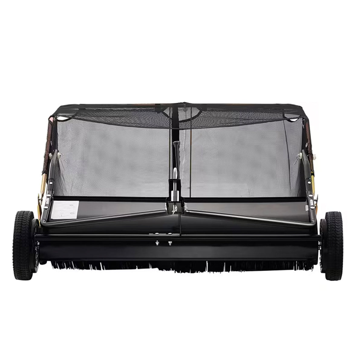 Lawn Sweeper Tow Behind & Push Lawn Sweeper for Leaf & Grass Collection