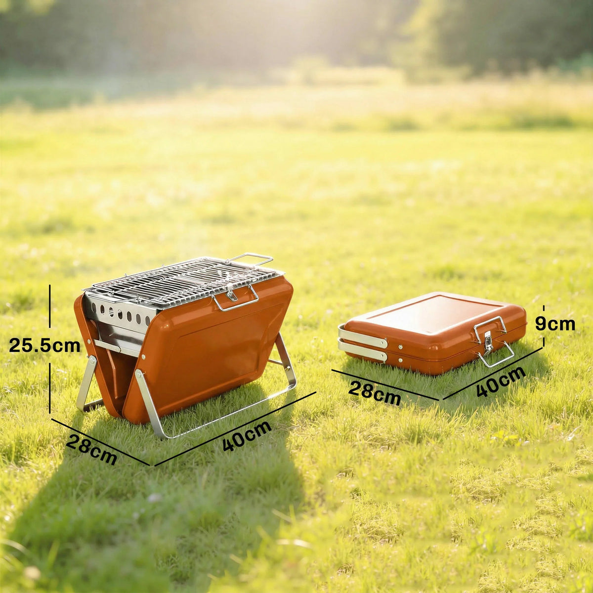 Portable Propane Gas Tailgate Grill for Outdoor Camping & Tailgating