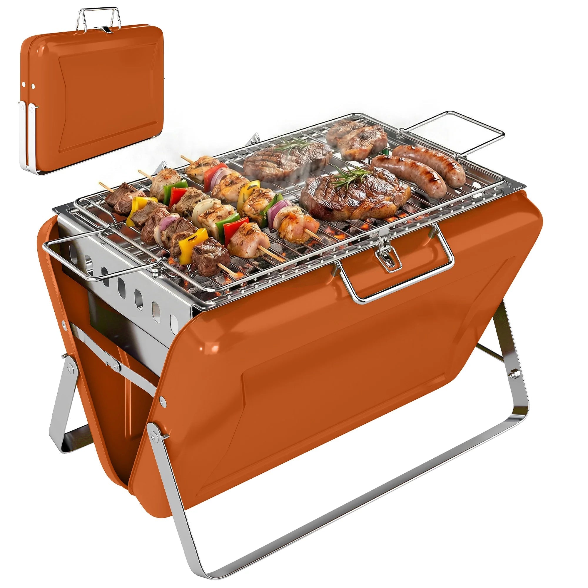 Portable Propane Gas Tailgate Grill for Outdoor Camping & Tailgating