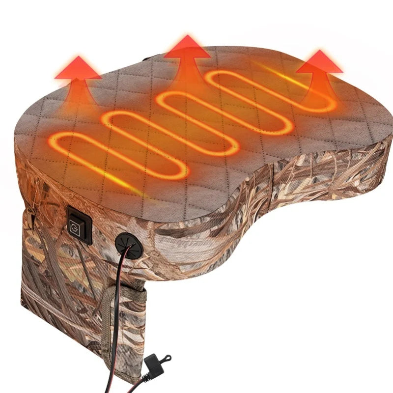 HafoLint Heated Stadium Seat - Fast 5-Sec Portable Bleacher Cushion