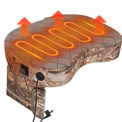 HafoLint Heated Stadium Seat - Fast 5-Sec Portable Bleacher Cushion