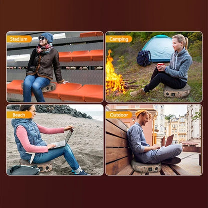 HafoLint Heated Stadium Seat - Fast 5-Sec Portable Bleacher Cushion